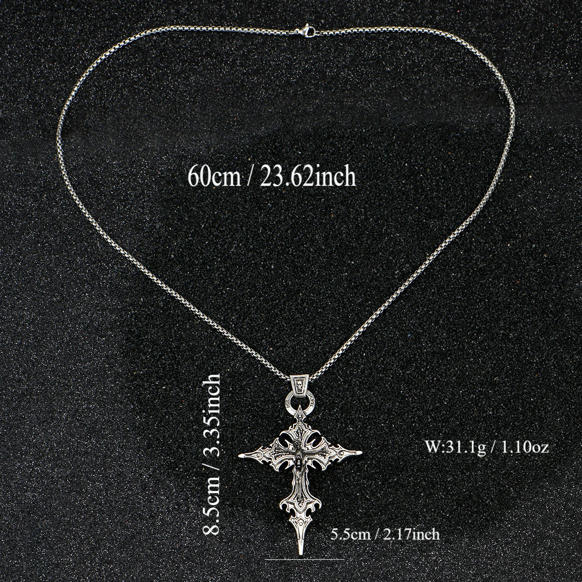 Gothic Cross Necklace
