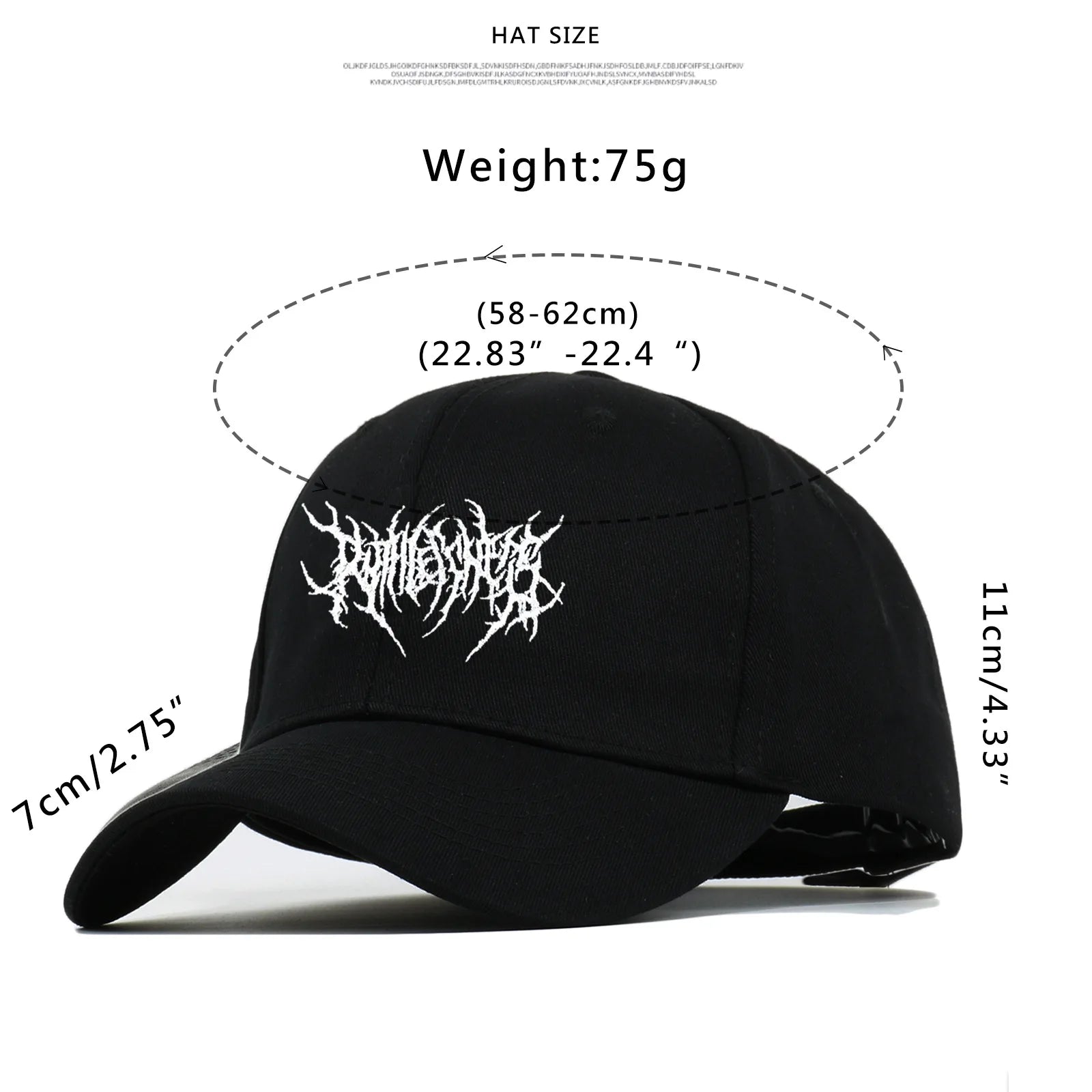 Gothic Gym Cap
